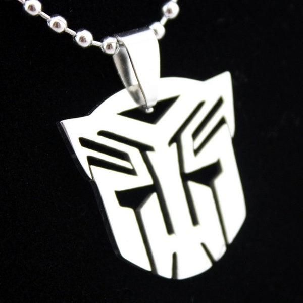 Decepticon or Optimus Prime Transformer Pendant Gemwaith