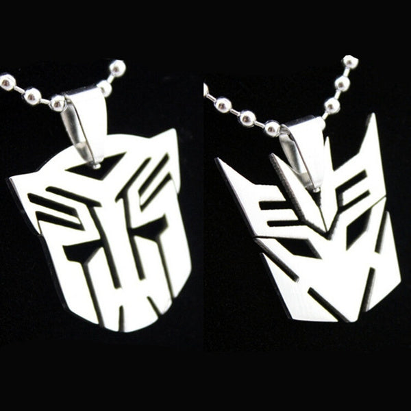 Decepticon or Optimus Prime Transformer Pendant Gemwaith