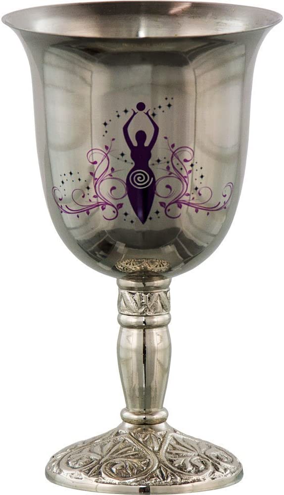 Moon Goddess Stainless Steel Chalice Gemwaith
