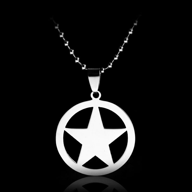 Captain America Stainless Steel Pendant Gemwaith