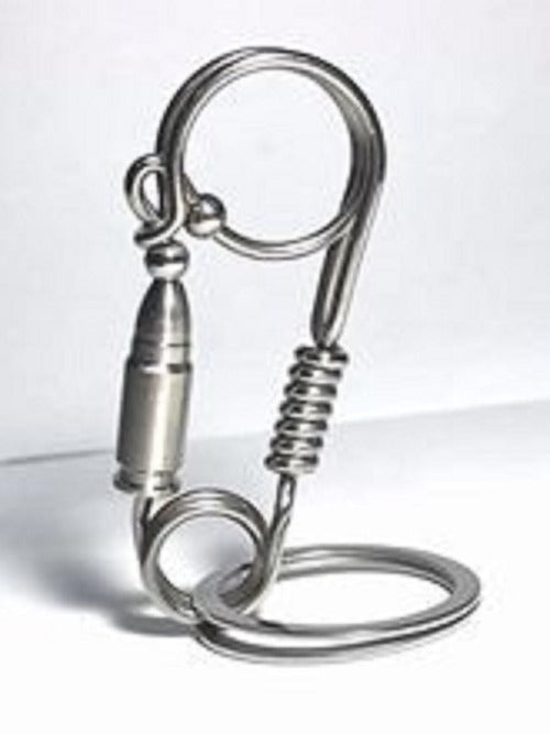 Stainless Steel Wire Keychain #02 Gemwaith