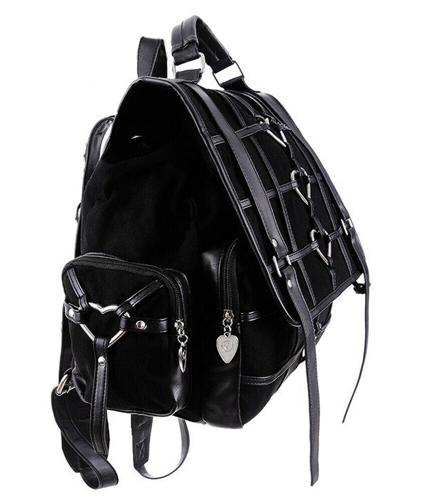Gothic Heavy Heart Square Backpack Gemwaith