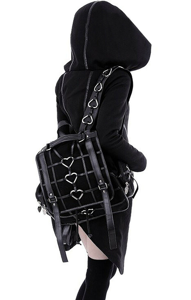 Gothic Heavy Heart Square Backpack Gemwaith